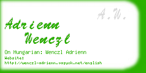 adrienn wenczl business card